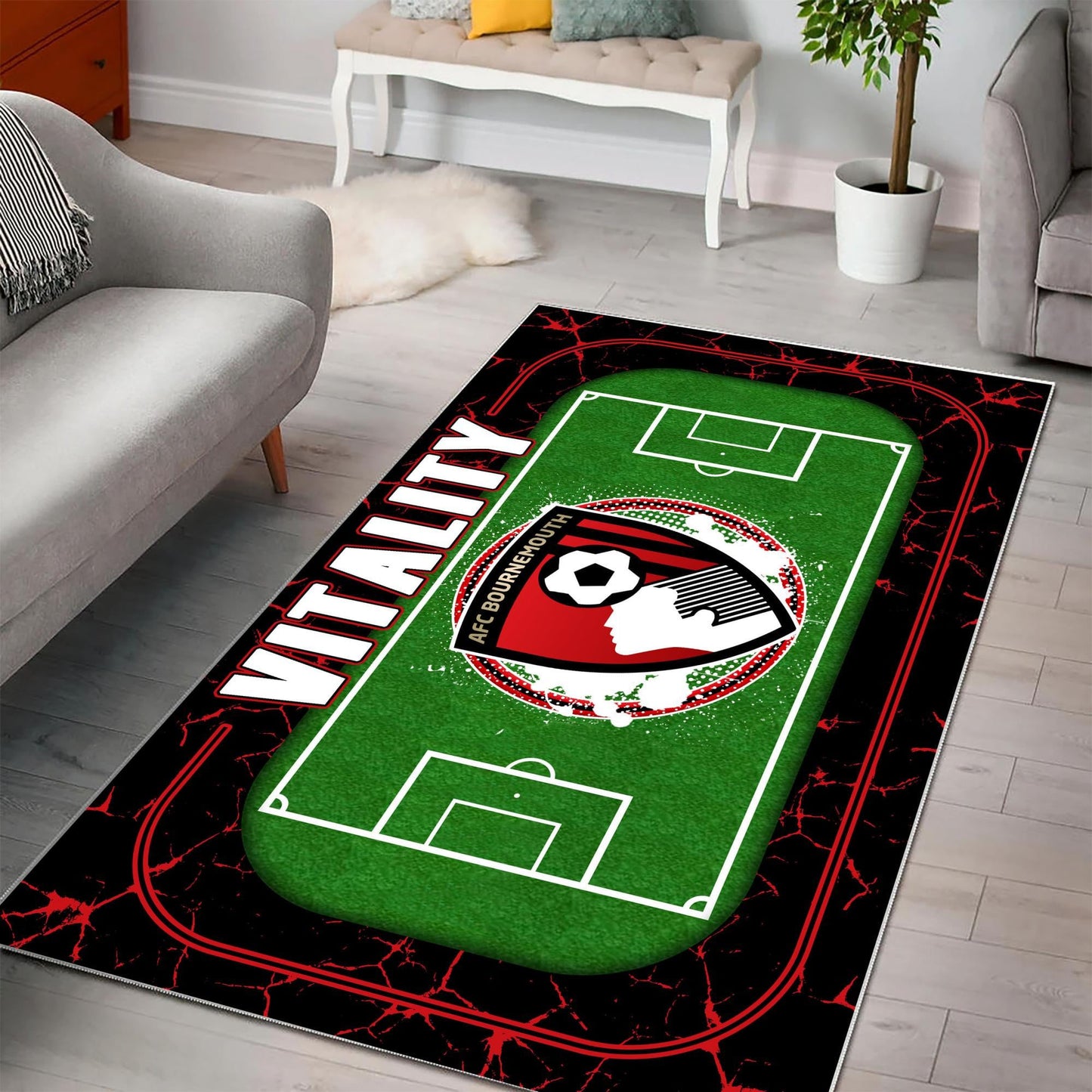 Bournemouth Rug - Premier League Rug 3 3