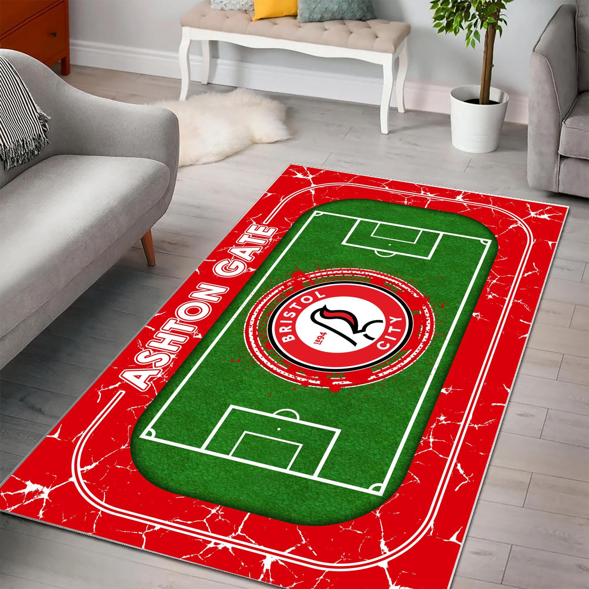 Bristol City Rug - EFL Championship Rug 3 3