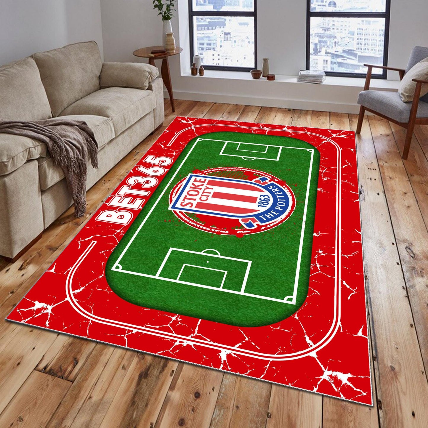 Stoke City Rug - EFL Championship Rug 3