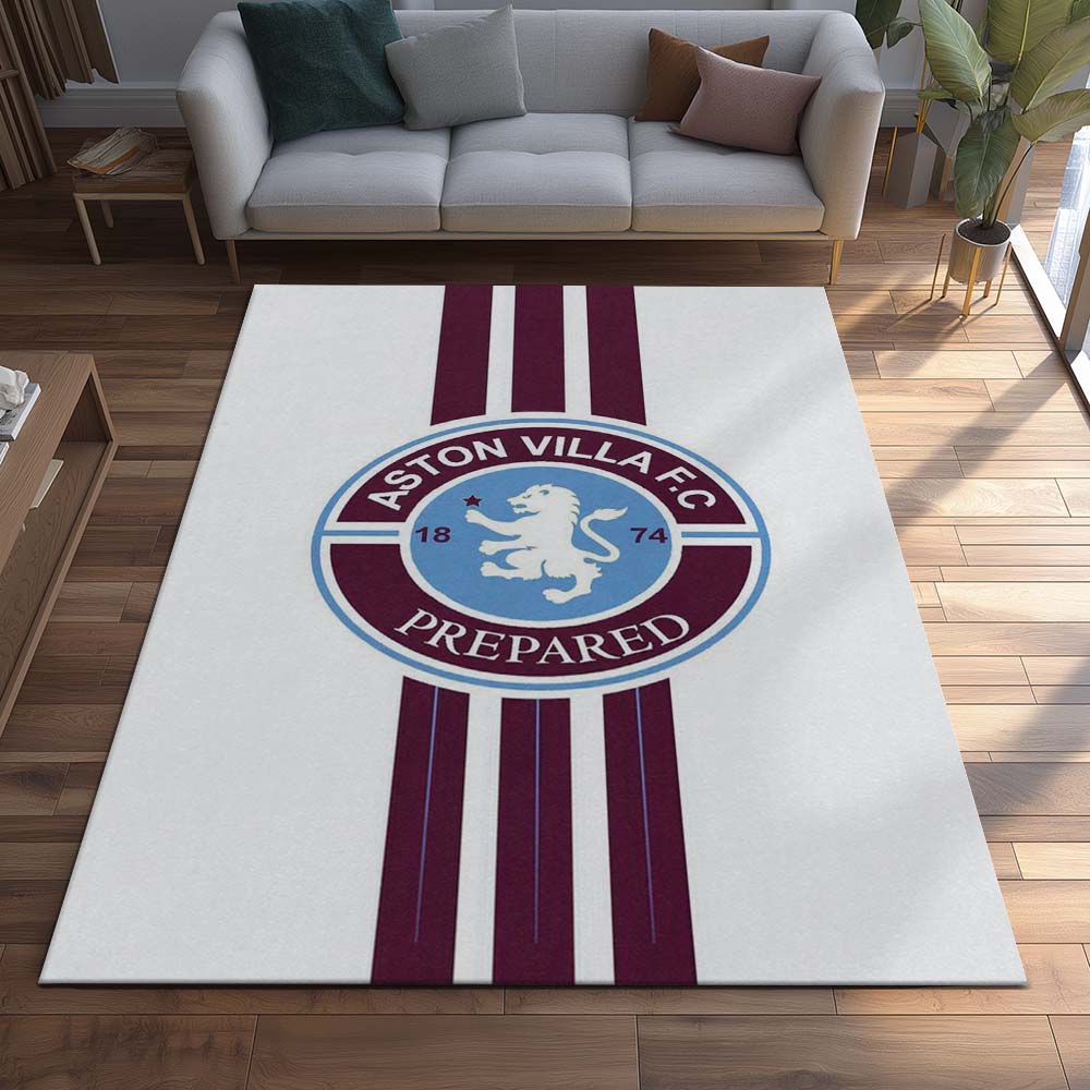 AVFC Aston Villa FC 1874 Football Club Prepared Rug 2