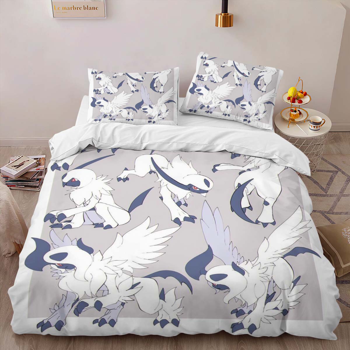 Absol Pokemon 8 Duvet Cover 2