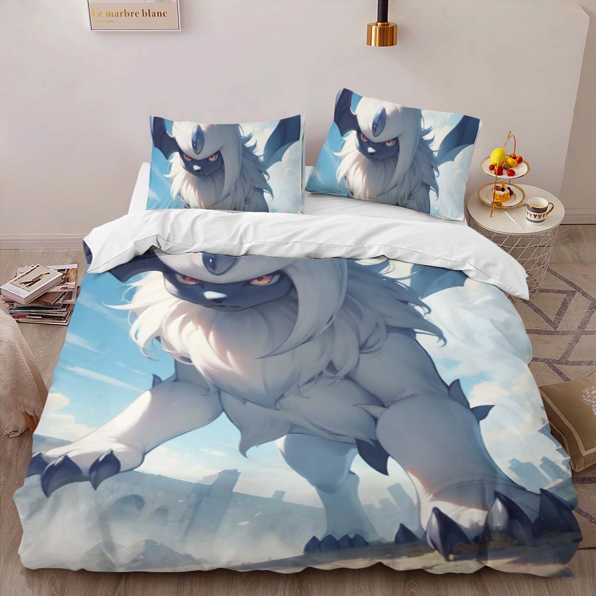 Absol Pokemon 9 Duvet Cover 2