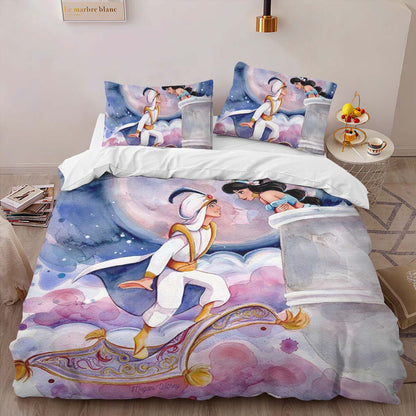 Aladdin And Jasmin Princess Disney 02 Duvet Cover 2