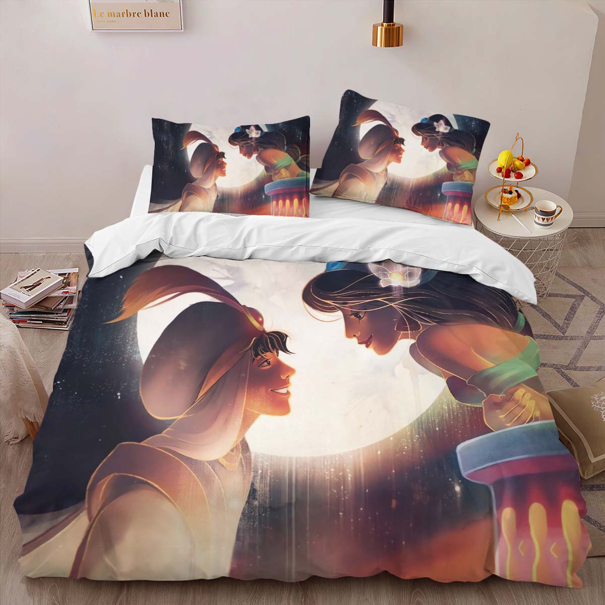 Aladdin And Jasmin Princess Disney Duvet Cover 2