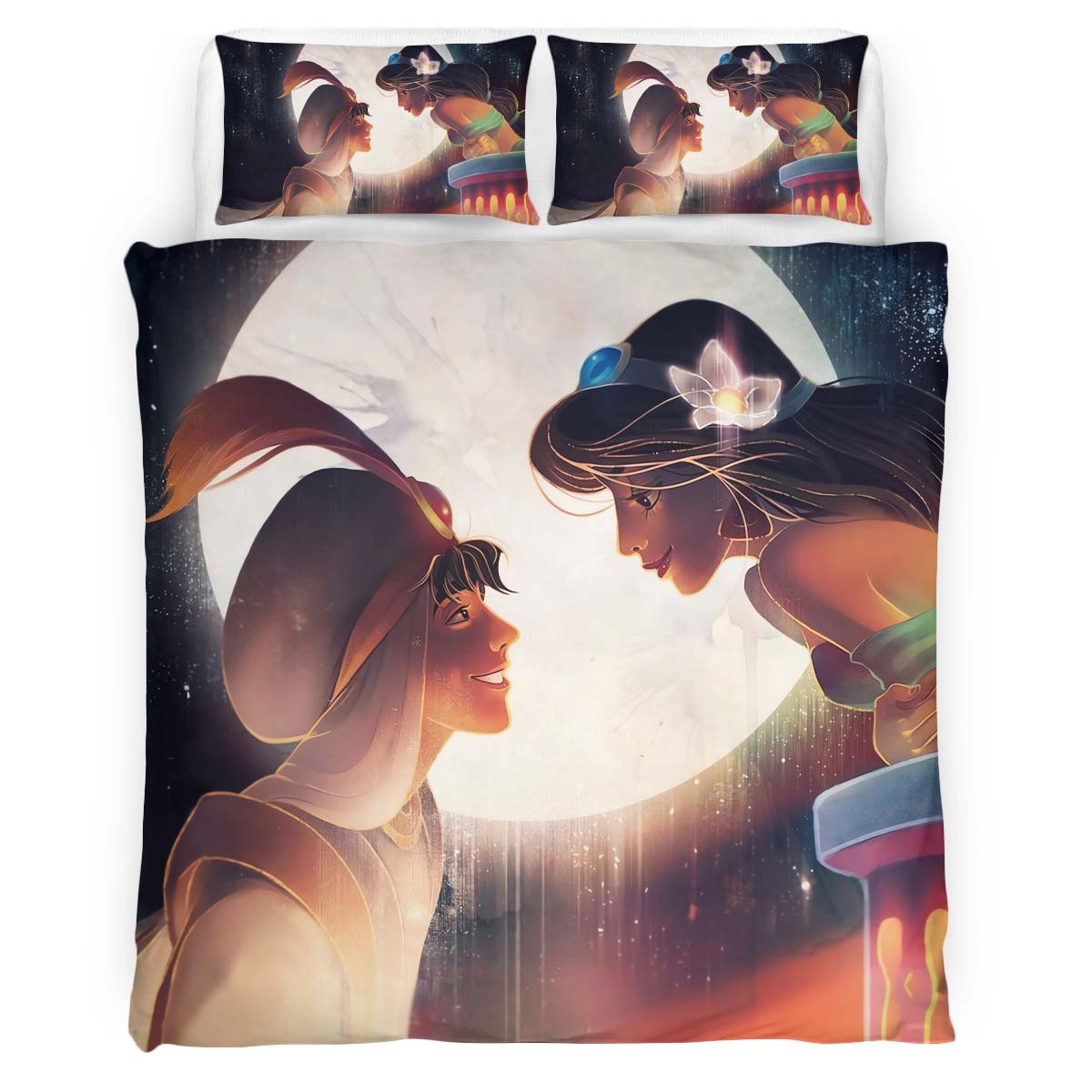 Aladdin And Jasmin Princess Disney Duvet Cover
