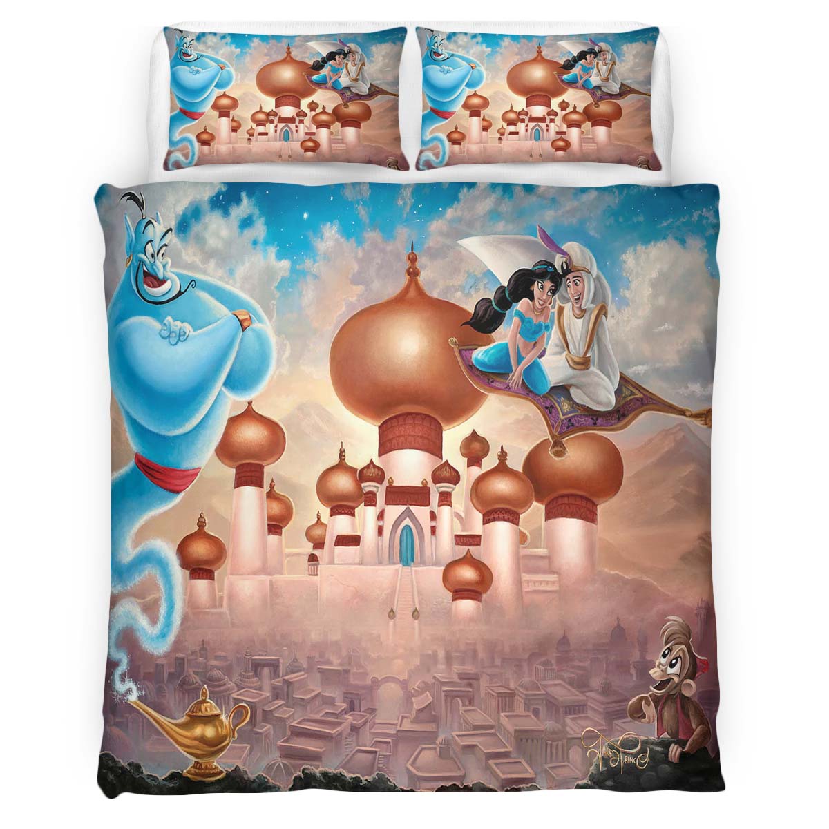 Aladdin Disney A Whole New World Duvet Cover