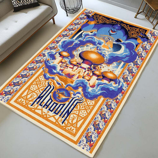 Aladdin and Magic Lamp Rug