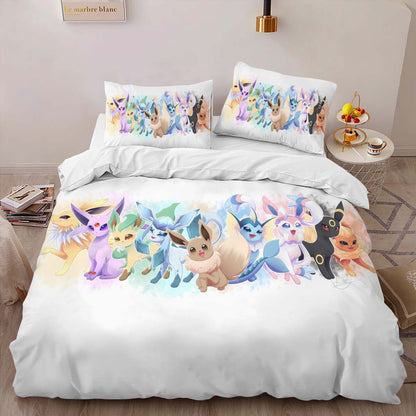 All Eevee Evolutions Pokemon 1001 Duvet Cover 2