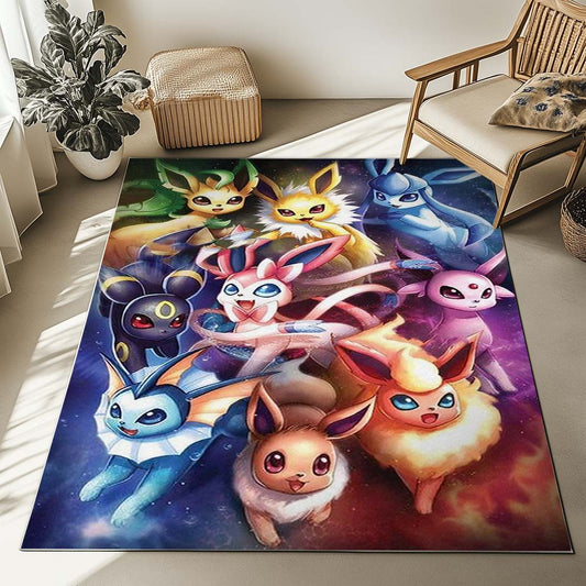 All Eevee Evolutions Pokemon 1002 Rug