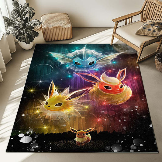 All Eevee Evolutions Pokemon 1005 Rug