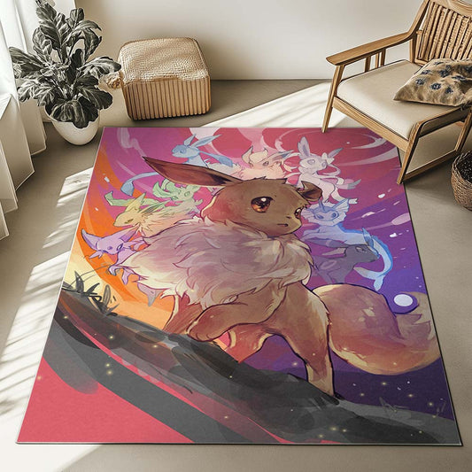 All Eevee Evolutions Pokemon 1008 Rug