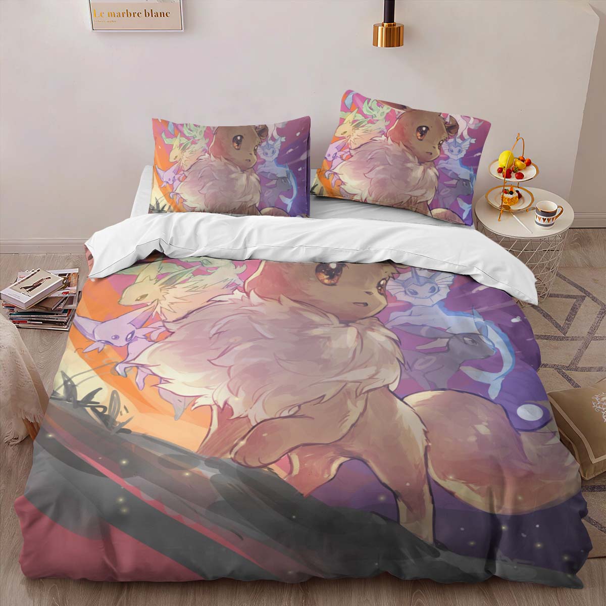 All Eevee Evolutions Pokemon 1008 Duvet Cover 2