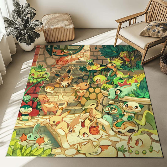 All Grass Pokemon 6 Rug