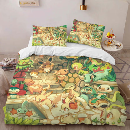 All Grass Pokemon 6 Duvet Cover 2