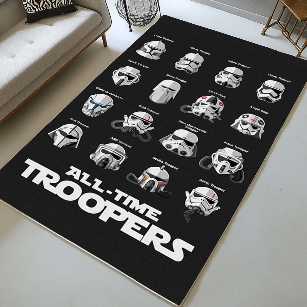 All Time Troopers Helmet Star Wars Rug 2
