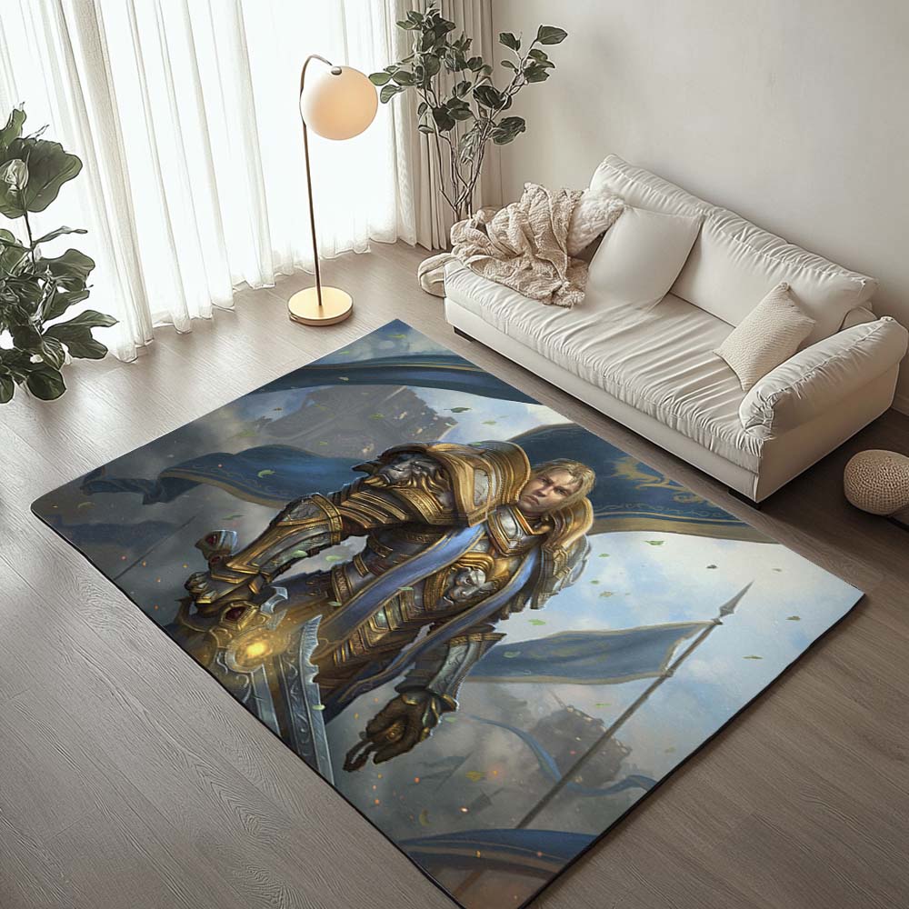 Anduin Wrynn The Alliance Army World of Warcraft WOW Rug