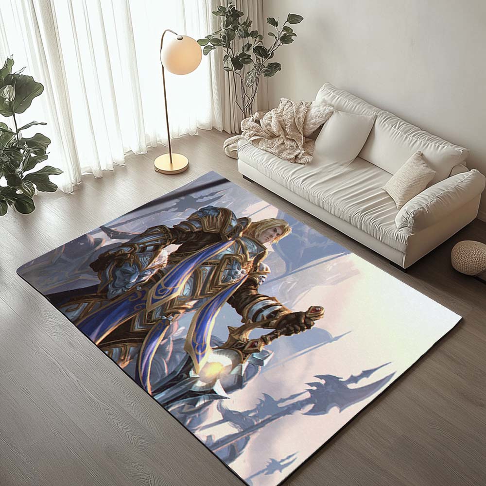 Anduin Wrynn The Alliance Army World of Warcraft WOW Battle For Azeroth Rug
