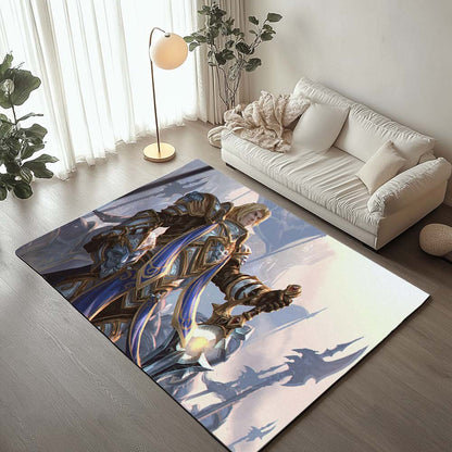 Anduin Wrynn The Alliance Army World of Warcraft WOW Battle For Azeroth Rug