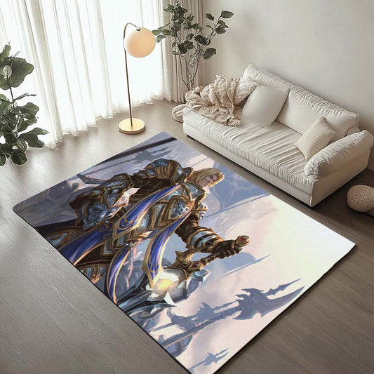 Anduin Wrynn The Alliance Army World of Warcraft WOW Battle For Azeroth Rug