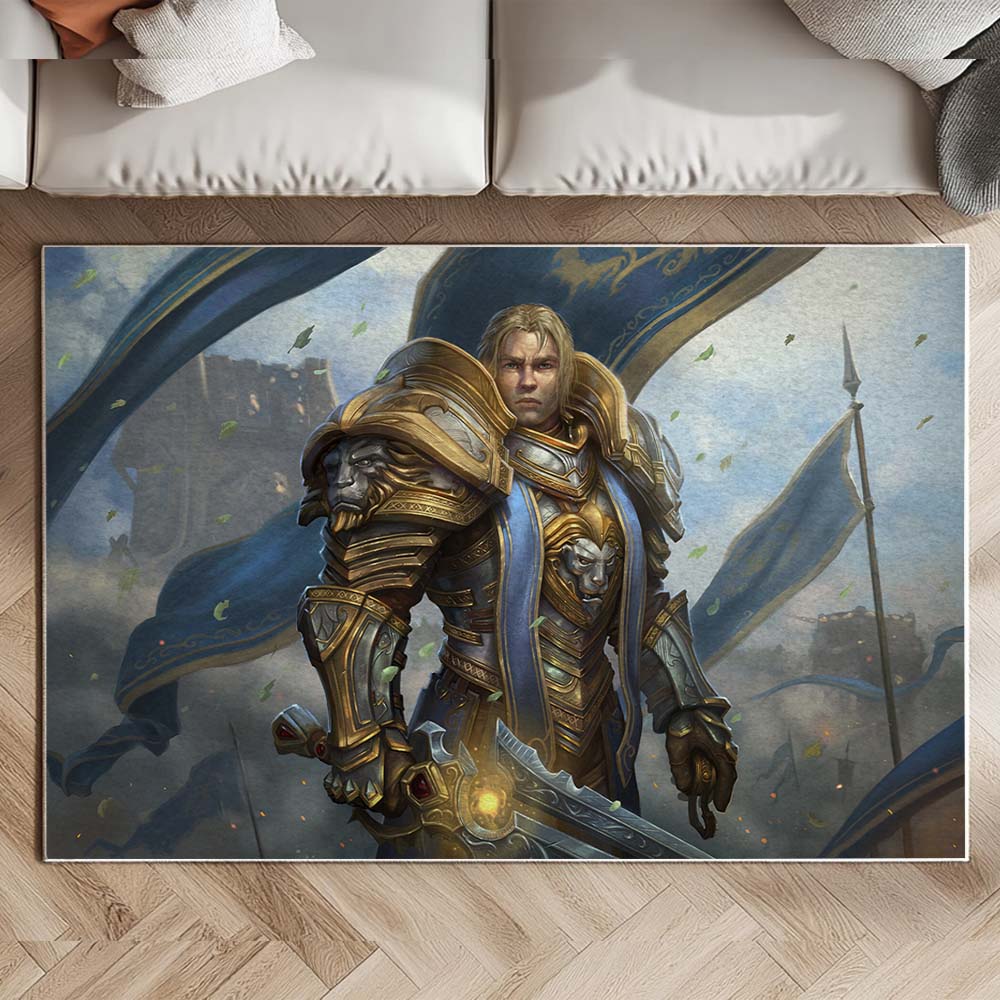 Anduin Wrynn The Alliance Army World of Warcraft WOW Rug 2