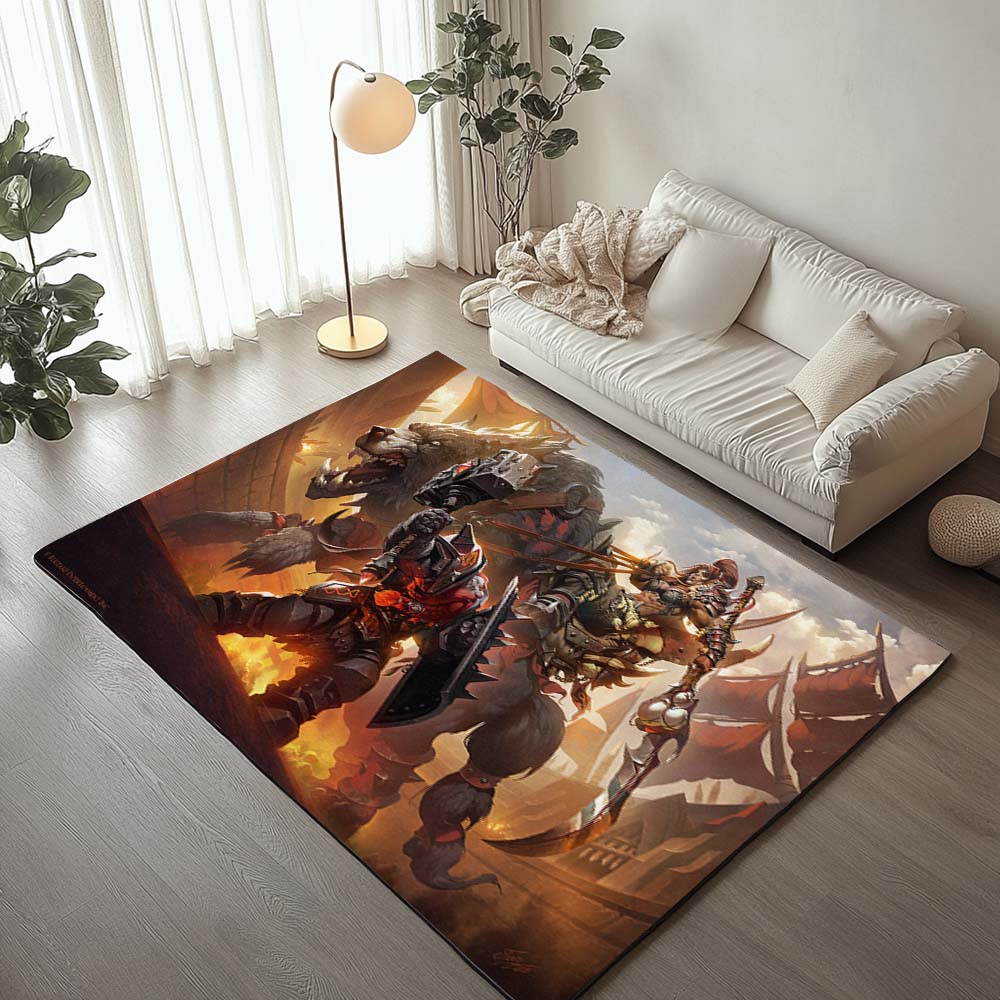 Anduin Wrynn World Of Warcraft WOW Battle For Azeroth Rug