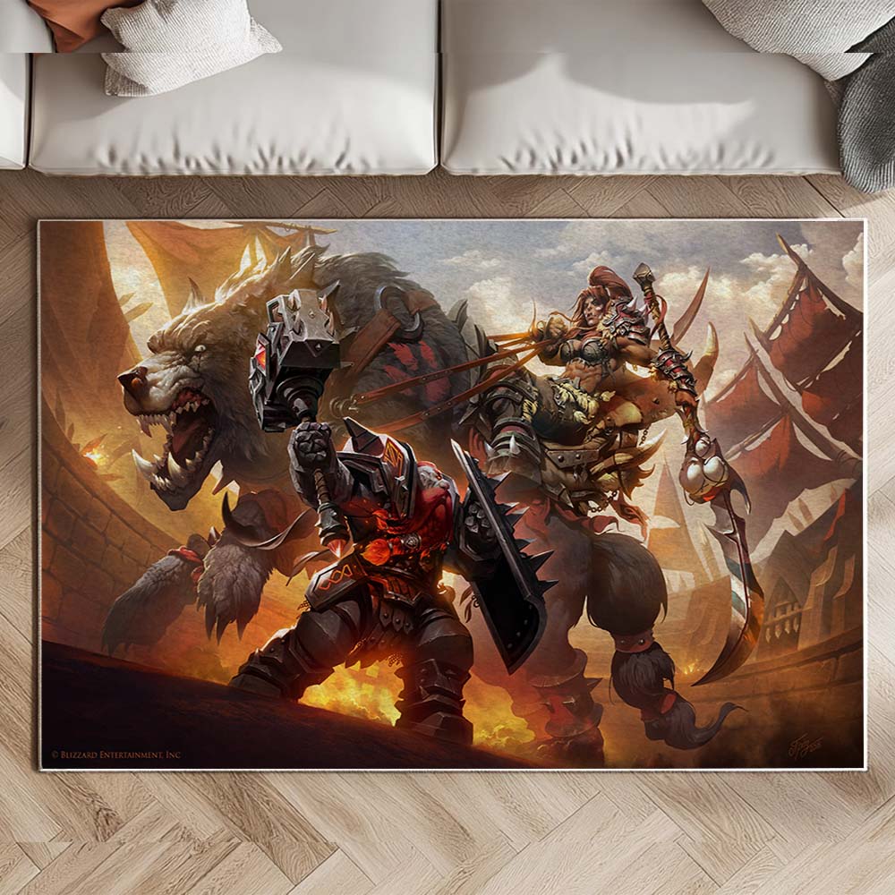 Anduin Wrynn World Of Warcraft WOW Battle For Azeroth Rug 2