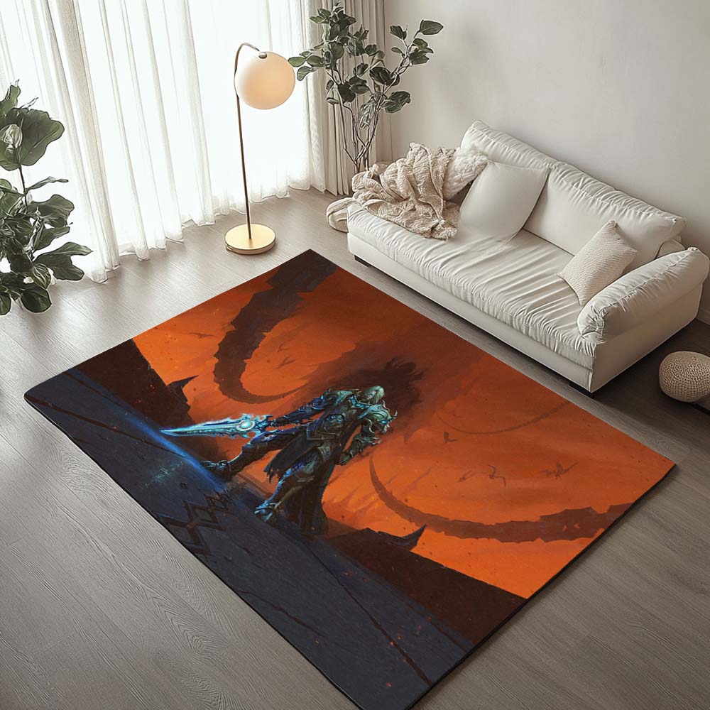 Anduin Wrynn shadowlands World of Warcraft WOW Rug