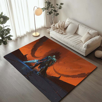 Anduin Wrynn shadowlands World of Warcraft WOW Rug