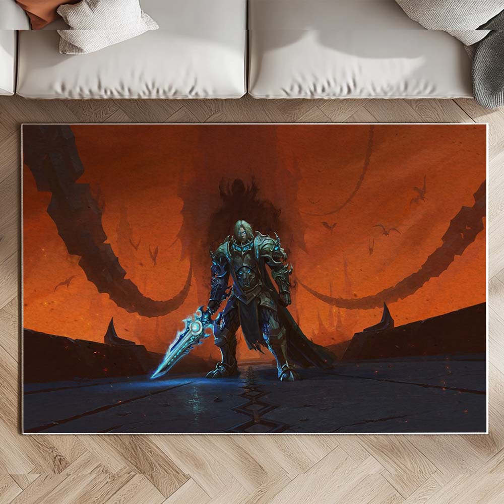 Anduin Wrynn shadowlands World of Warcraft WOW Rug 2