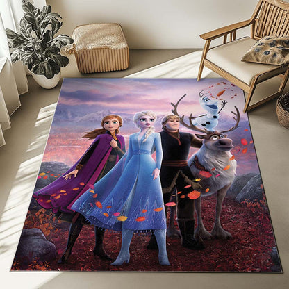Anna Elsa Olaf Frozen Disney 1005 Rug