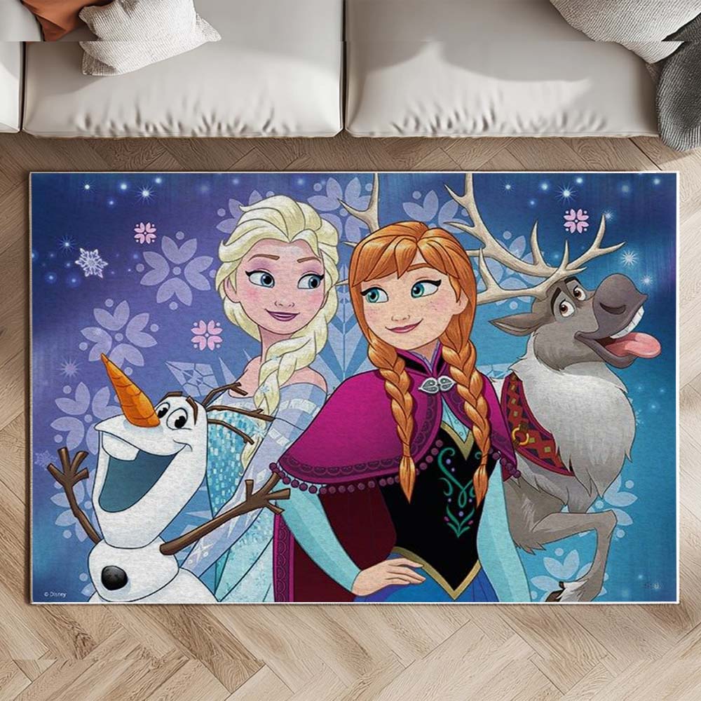 Anna Elsa Olaf Frozen Disney 1007 Rug 2