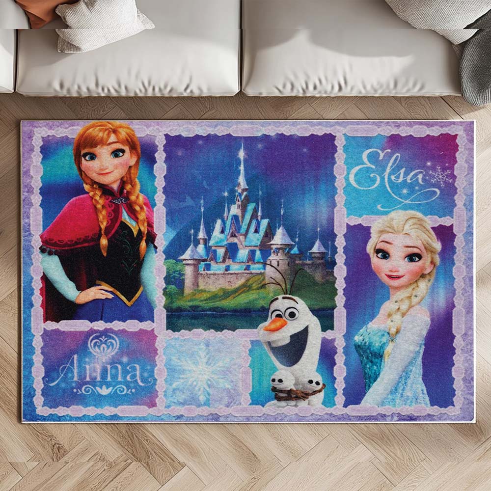 Anna Elsa Olaf Frozen Disney 1008 Rug 2