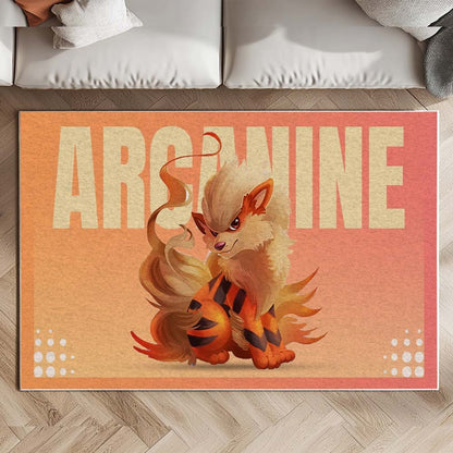 Arcanine Pokemon The Legend 2 Rug 2
