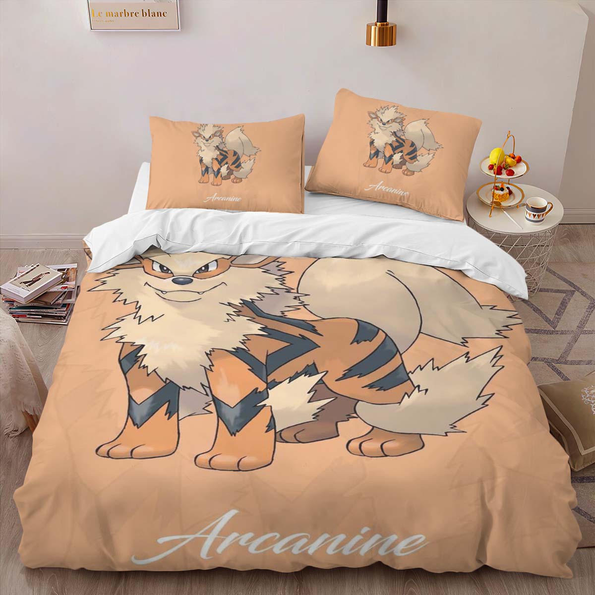 Arcanine Pokemon The Legend 5 Duvet Cover 2