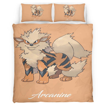 Arcanine Pokemon The Legend 5 Duvet Cover