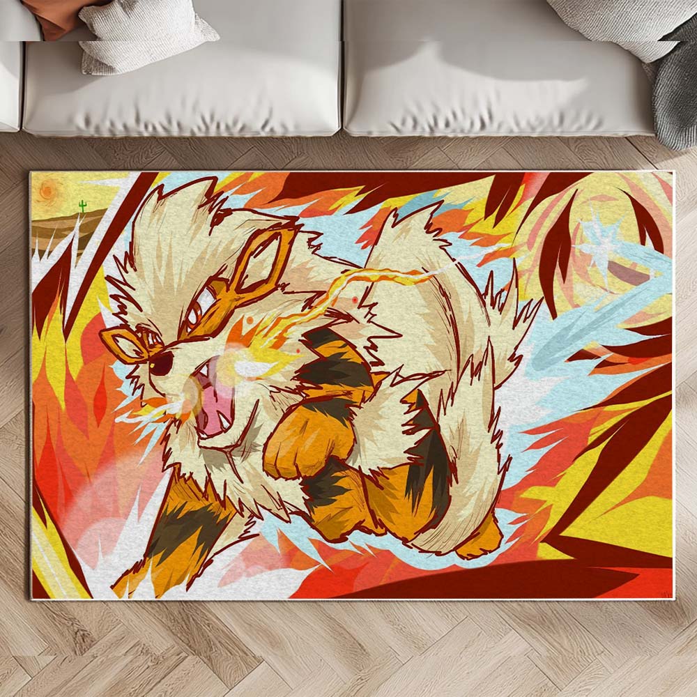 Arcanine Pokemon The Legend Rug 2