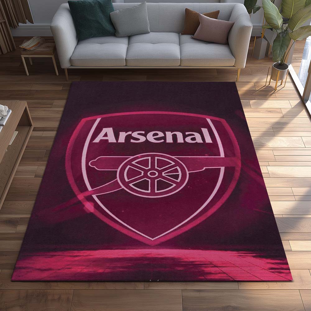 Arsenal FC Neon Pink Rug 2