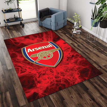 Arsenal FC Red Fire 01 Rug