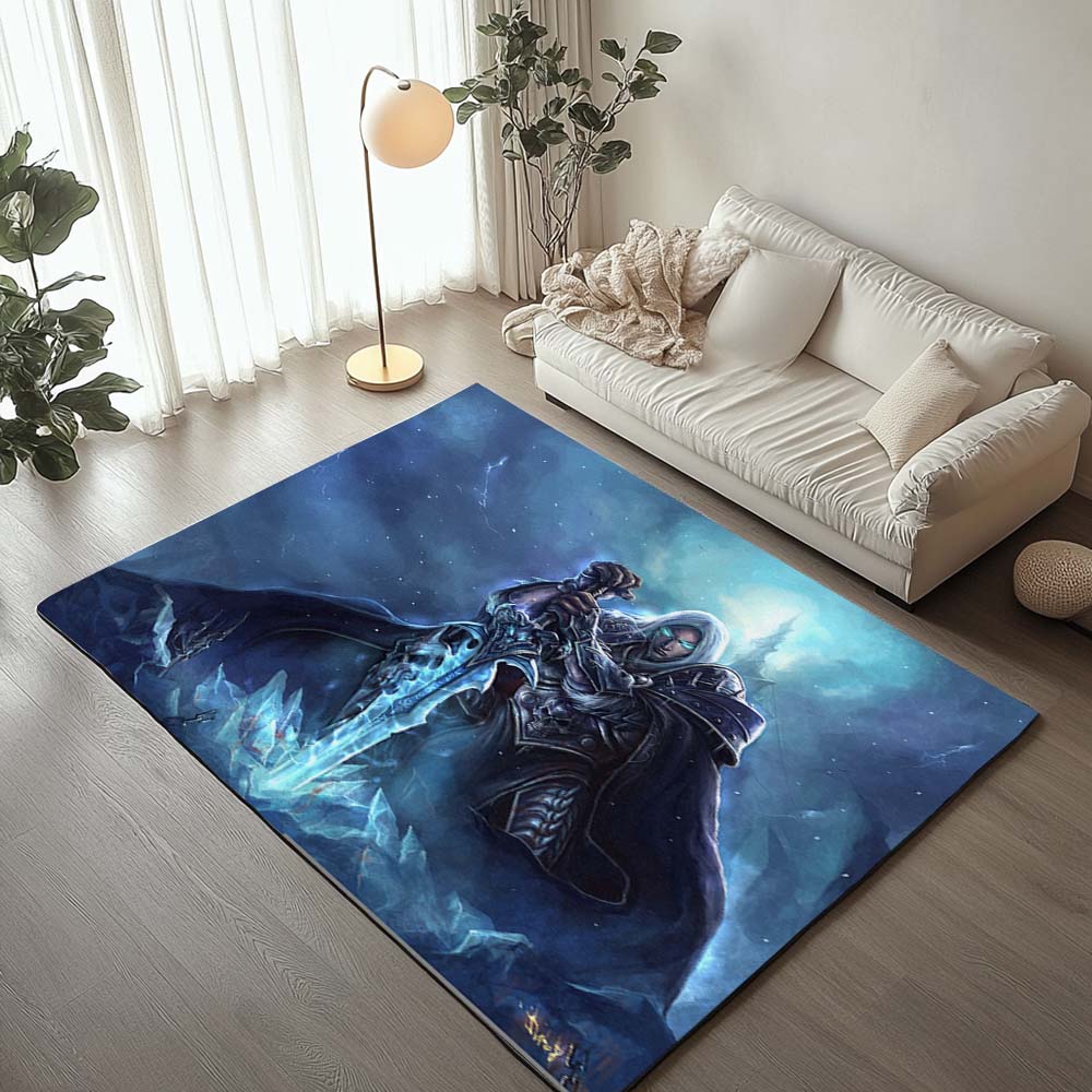 Arthas Menethil The Lich King World of Warcraft WOW Rug