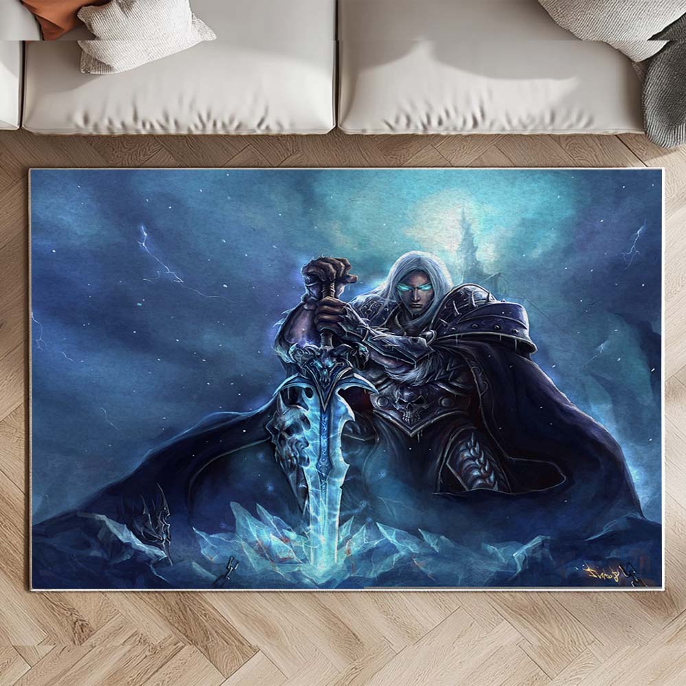 Arthas Menethil The Lich King World of Warcraft WOW Rug 2