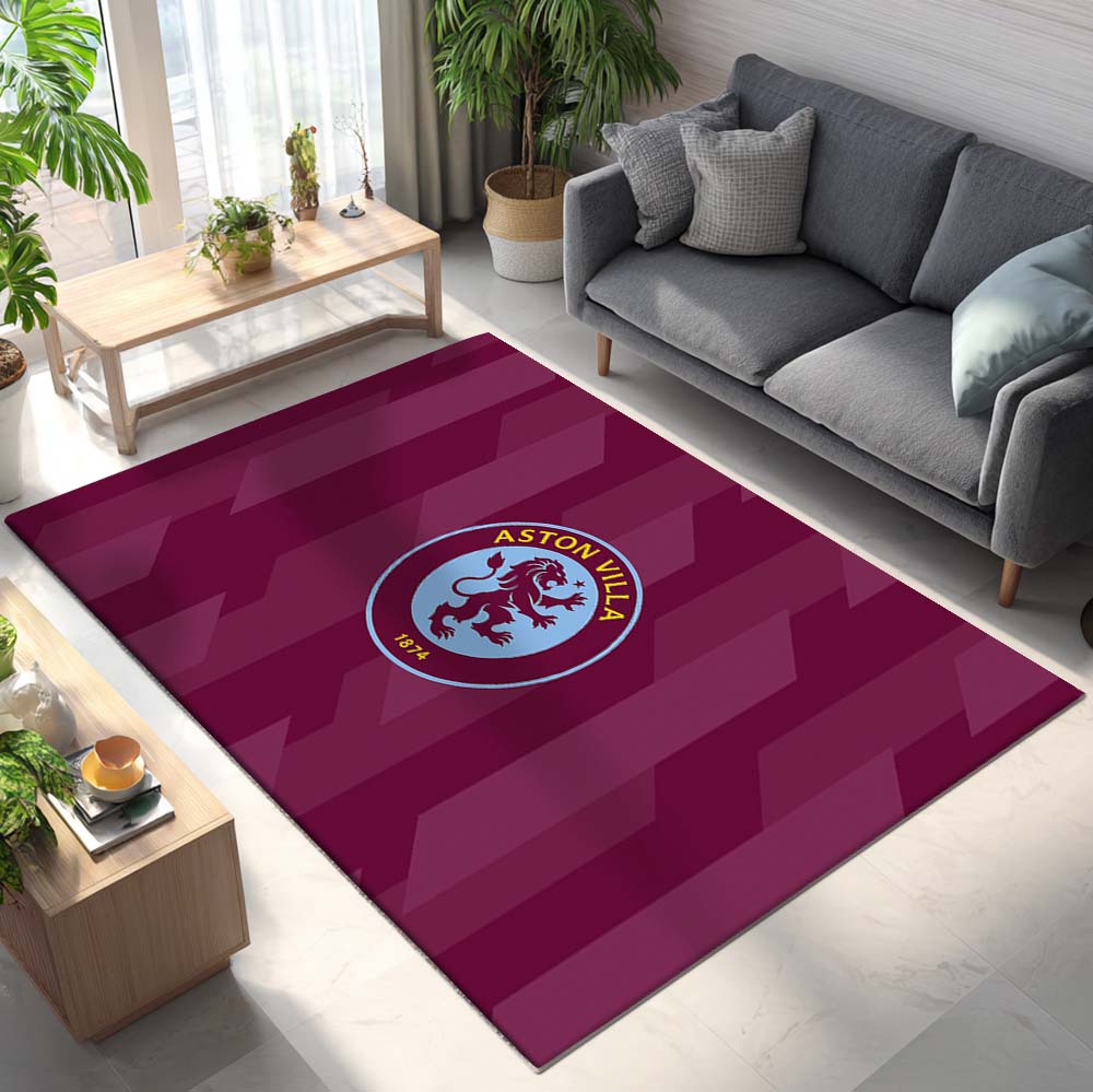 Aston Villa FC 1874 Football Club Rug 2