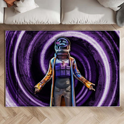 Astro Jack violet Fortnite Skin Rug 2