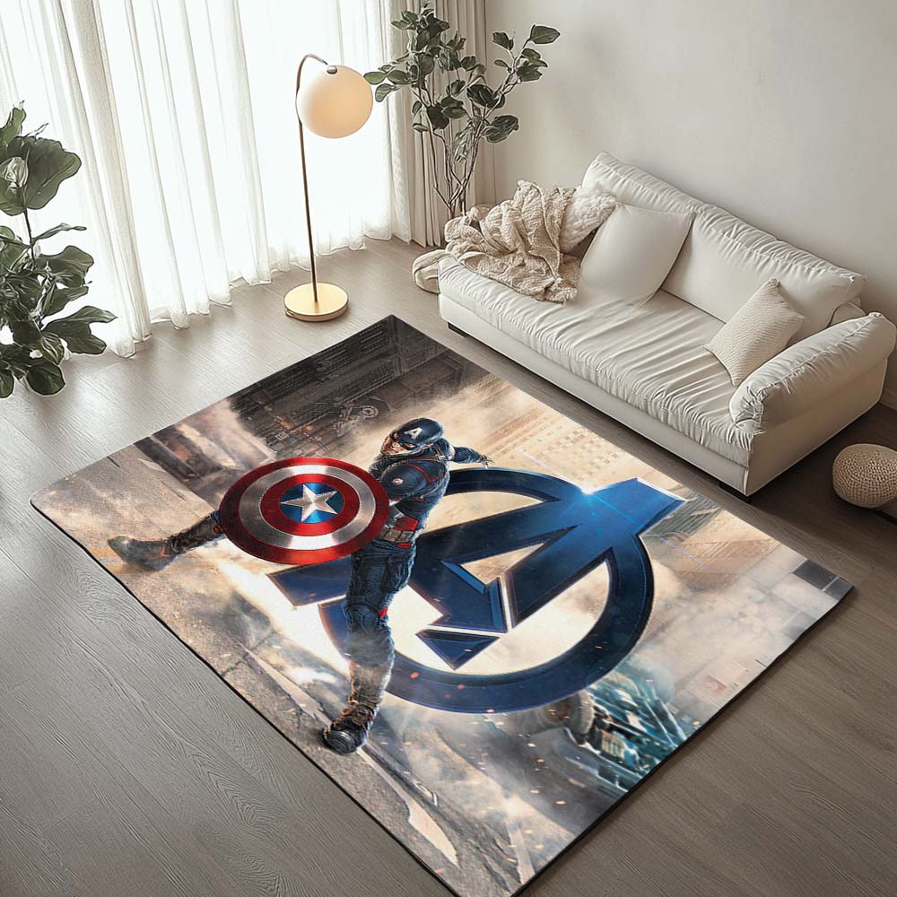 Avengers Age of Ultron Captain America superhero Rug