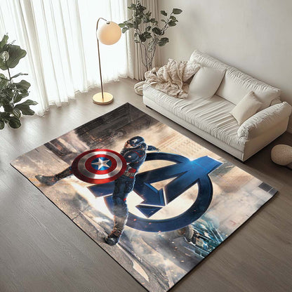 Avengers Age of Ultron Captain America superhero Rug