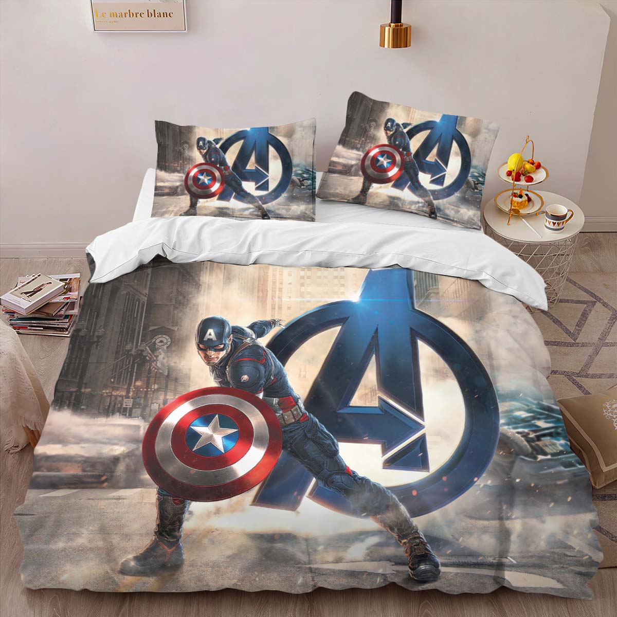 Avengers Age of Ultron Captain America superhero Duvet Cover 2