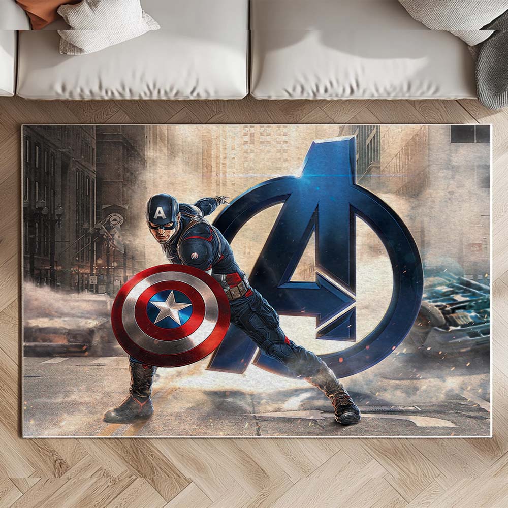 Avengers Age of Ultron Captain America superhero Rug 2
