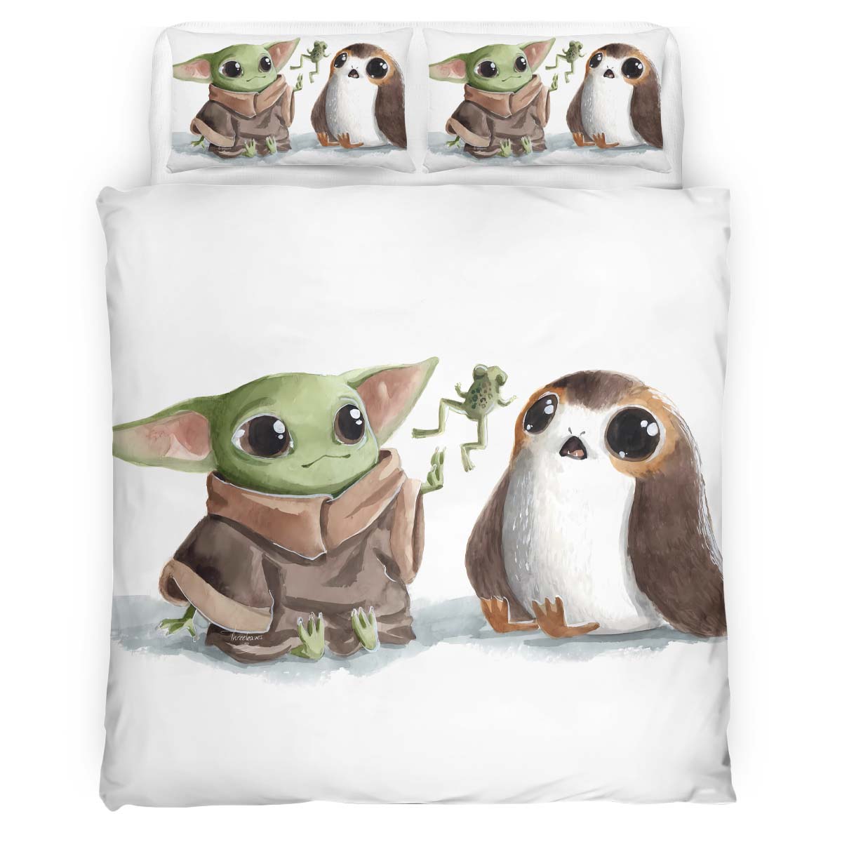 Baby Yoda Adorable Duvet Cover