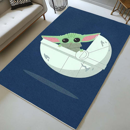 Baby Yoda Grogu Star Wars 10 Rug 2