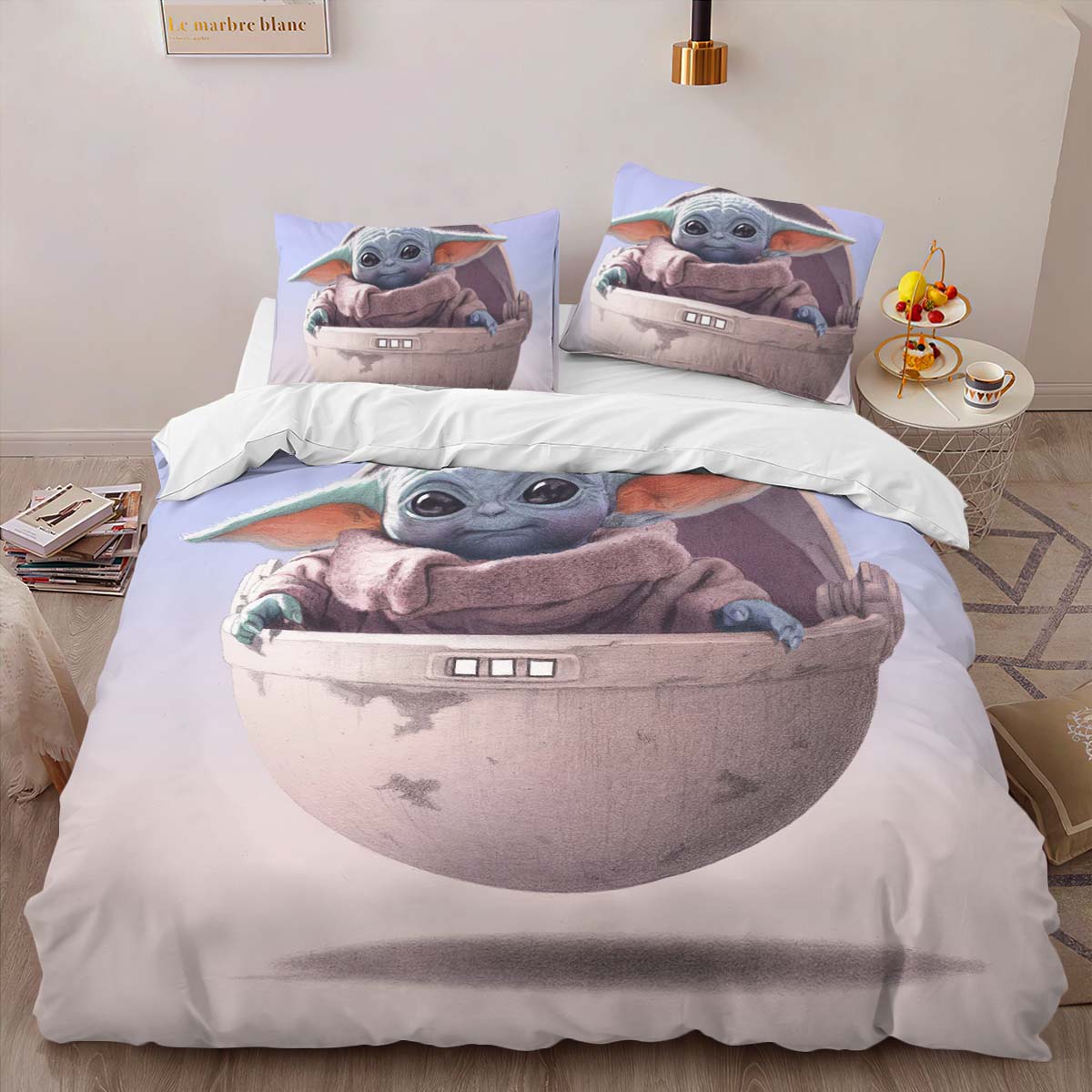 Baby Yoda Grogu Star Wars 11 Duvet Cover 2