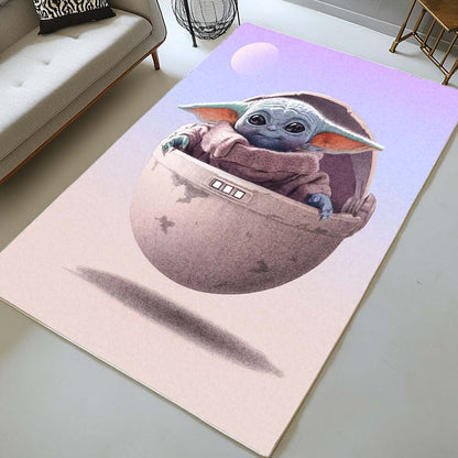 Baby Yoda Grogu Star Wars 11 Rug 2